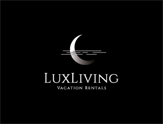 LuxLiving Vacation Rentals logo design by zakdesign700