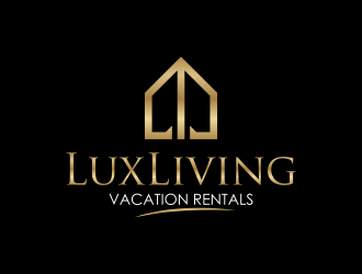 LuxLiving Vacation Rentals logo design by serprimero