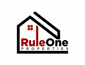 Rule One Properties logo design by Mahrein