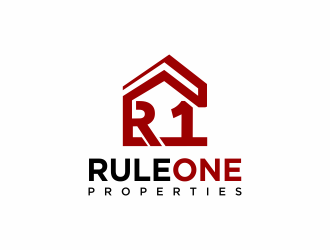 Rule One Properties logo design by Mahrein