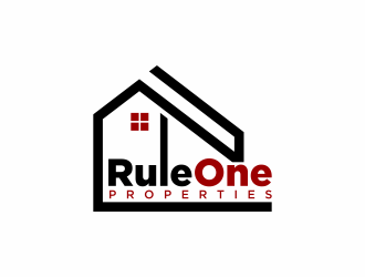 Rule One Properties logo design by Mahrein