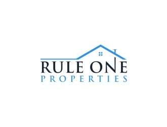 Rule One Properties logo design by bombers