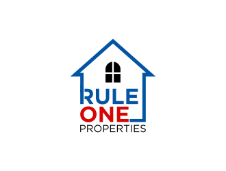 Rule One Properties logo design by DeyXyner