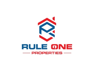 Rule One Properties logo design by zakdesign700