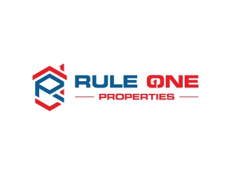 Rule One Properties logo design by zakdesign700