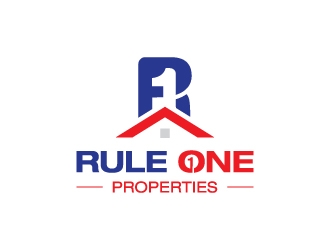 Rule One Properties logo design by zakdesign700