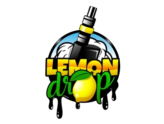 Lemon drop logo design by DreamLogoDesign