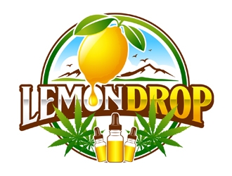 Lemon drop logo design by DreamLogoDesign