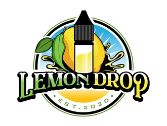 Lemon drop logo design by DreamLogoDesign