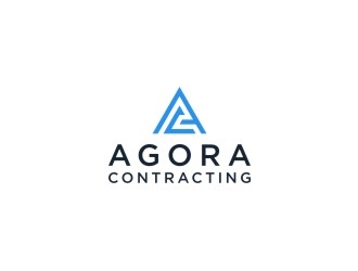 Agora Contracting logo design by bombers