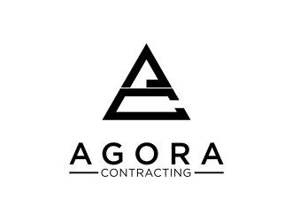 Agora Contracting logo design by wa_2