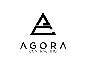 Agora Contracting logo design by wa_2