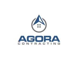 Agora Contracting logo design by oke2angconcept