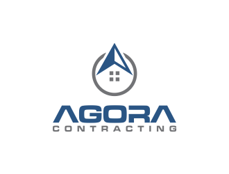 Agora Contracting logo design by oke2angconcept