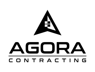 Agora Contracting logo design by cikiyunn