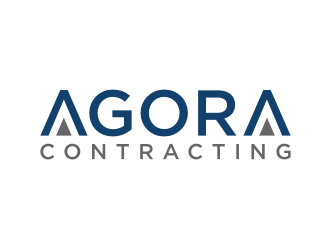 Agora Contracting logo design by puthreeone