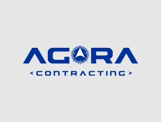 Agora Contracting logo design by naldart