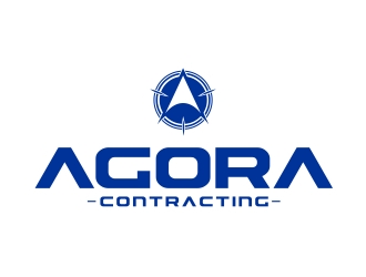 Agora Contracting logo design by naldart