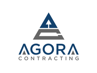 Agora Contracting logo design by puthreeone