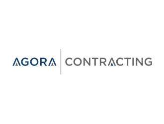 Agora Contracting logo design by puthreeone