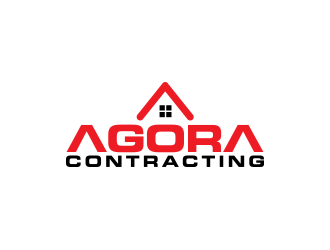 Agora Contracting logo design by Inlogoz