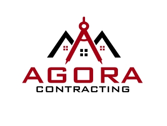 Agora Contracting logo design by Foxcody