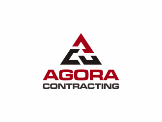 Agora Contracting logo design by InitialD