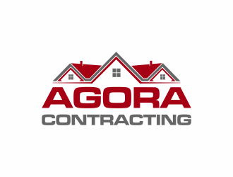 Agora Contracting logo design by InitialD