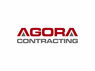 Agora Contracting logo design by InitialD