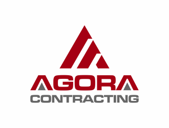 Agora Contracting logo design by InitialD