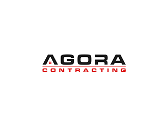 Agora Contracting logo design by ndaru