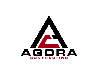 Agora Contracting logo design by FirmanGibran