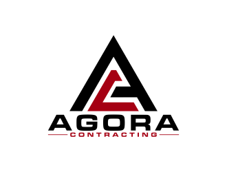 Agora Contracting logo design by FirmanGibran