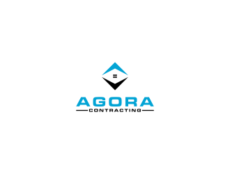 Agora Contracting logo design by Msinur