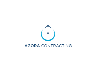 Agora Contracting logo design by Msinur