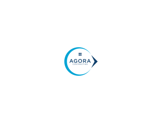 Agora Contracting logo design by Msinur