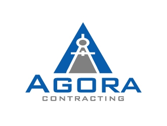 Agora Contracting logo design by AamirKhan