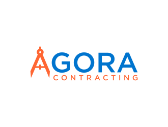 Agora Contracting logo design by hashirama