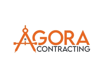 Agora Contracting logo design by Foxcody