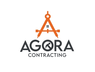 Agora Contracting logo design by Foxcody