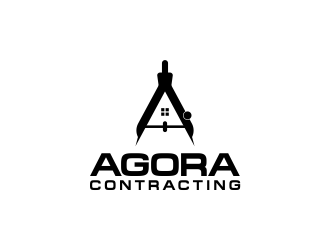 Agora Contracting logo design by anf375