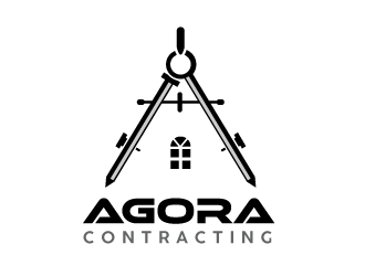 Agora Contracting logo design by mppal