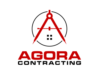 Agora Contracting logo design by lexipej