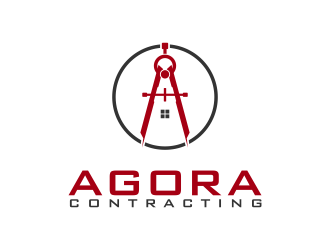 Agora Contracting logo design by brandshark