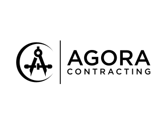 Agora Contracting logo design by puthreeone