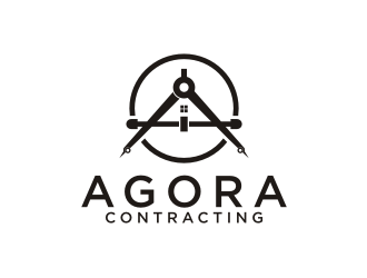 Agora Contracting logo design by blessings