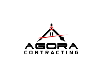 Agora Contracting logo design by Razzi