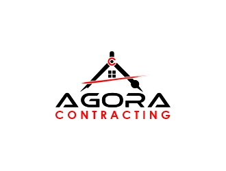 Agora Contracting logo design by Razzi