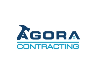 Agora Contracting logo design by gateout