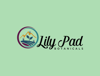 Lily Pad Botanicals logo design by Mahrein